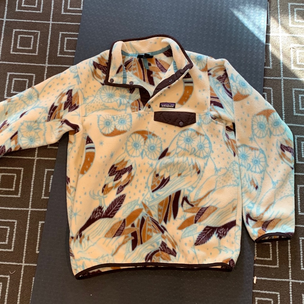 Patagonia Synchilla Fleece — Rare Owl Pattern
